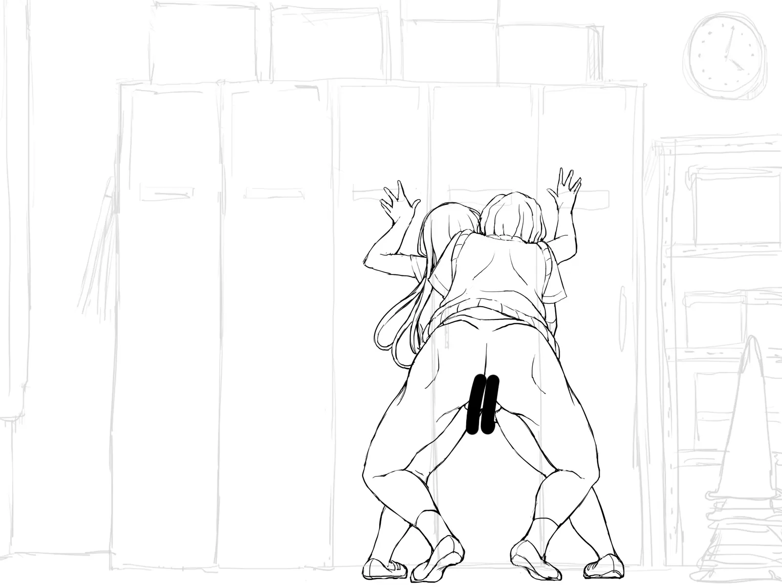 Kanojo Ga Aitsu Ni Sareta Koto_Rough Sketch
